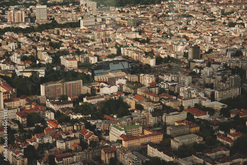 Skyline aerial view - city landscape