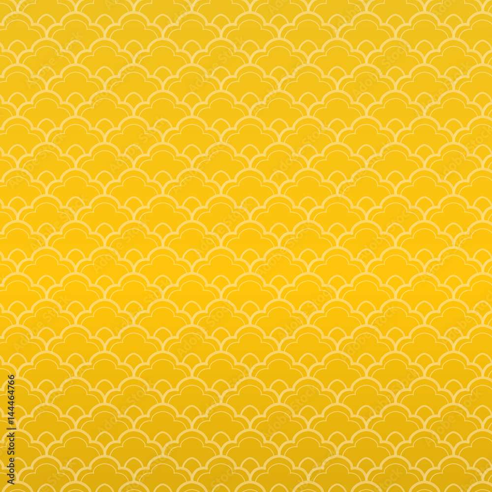 Japanese traditional golden pattern design Japanese traditional golden pattern design