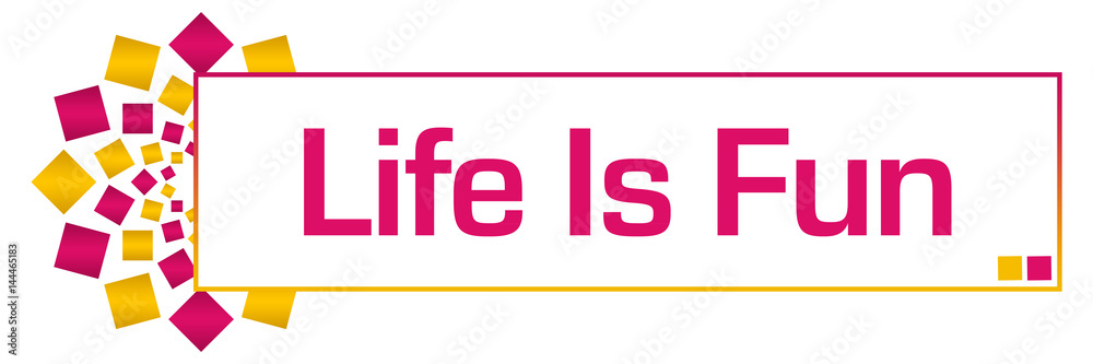 Life Is Fun Pink Gold Circular Bar Life Is Fun Pink Gold Circular Bar