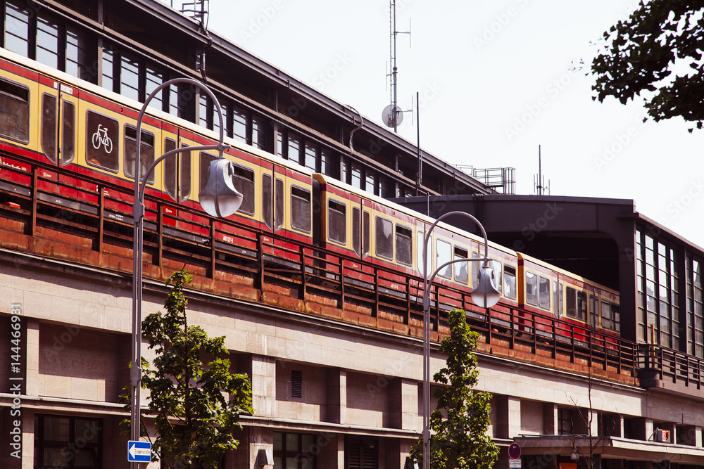 S5 Train Leaving Station Berlin
