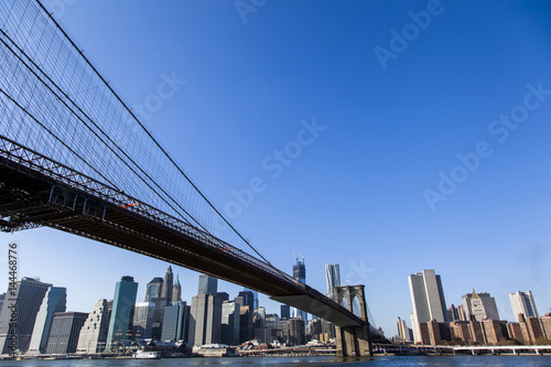 Brooklyn Bridge and Manhattan Skyline