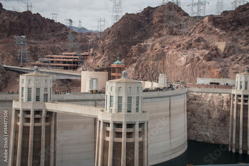 Hoover dam, boulder dam between nevada and arizona