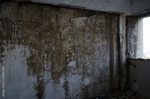 Mold damage wall abandoned © John Vlahidis