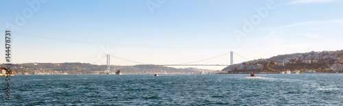 the bridge on Bosphorus panorama photo