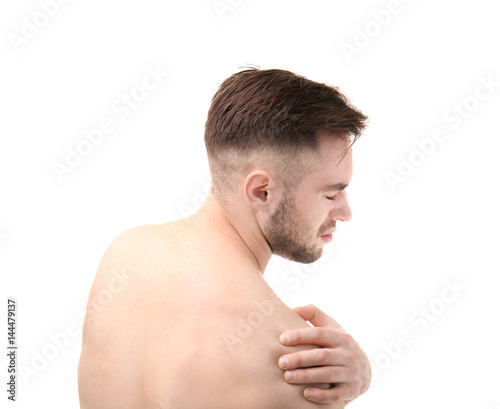 Young man suffering from pa...