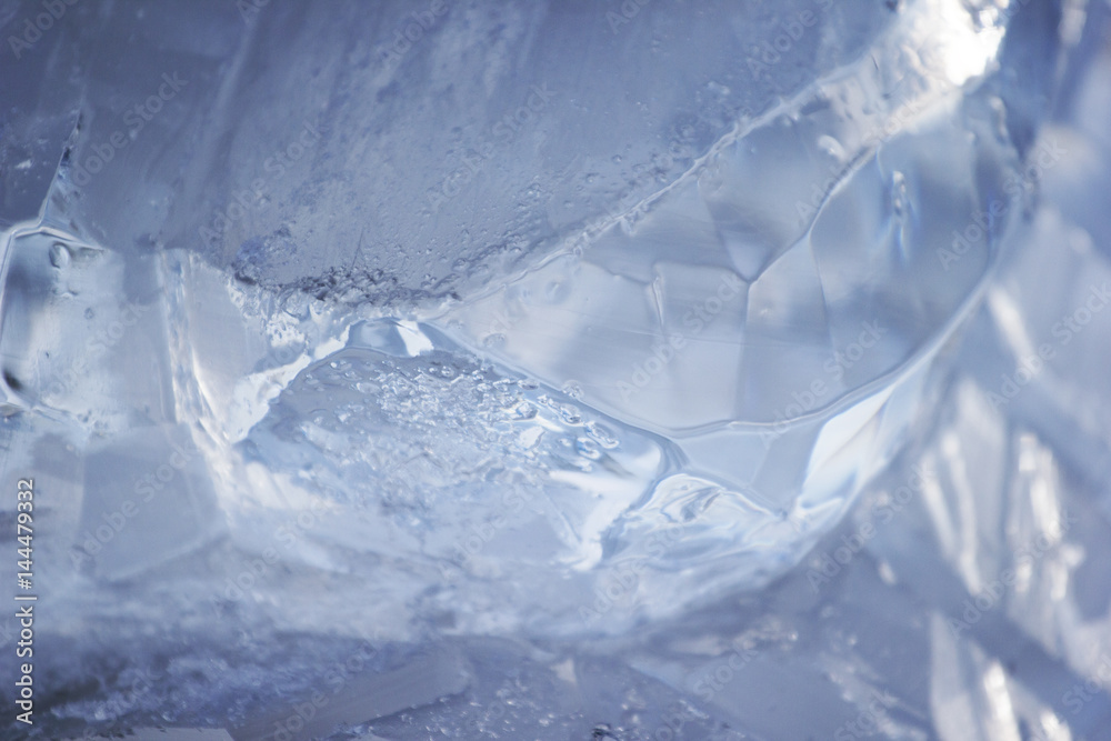 Obraz premium Arctic frozen ice background 