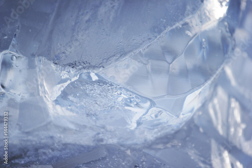Arctic frozen ice background 