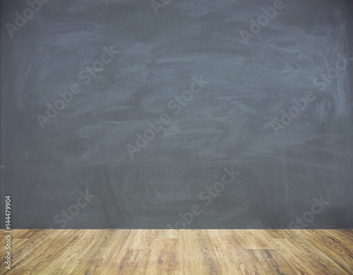 Fototapeta Naklejka Na Ścianę i Meble -  Empty blackboard wall in interior