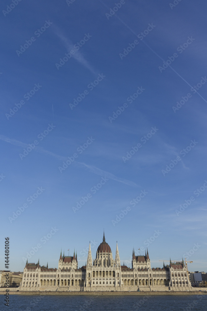 Hungarian Parliament Building in Budapest