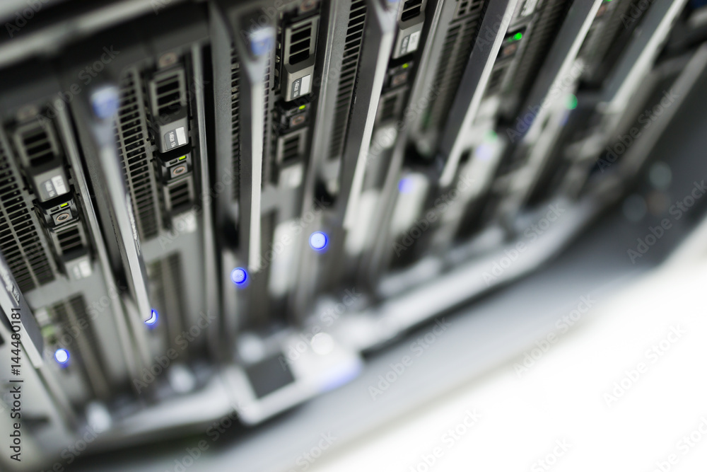 Network servers in data room Domestic Room Network servers in data room Domestic Room