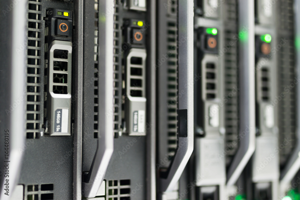 Network servers in data room Domestic Room Network servers in data room Domestic Room