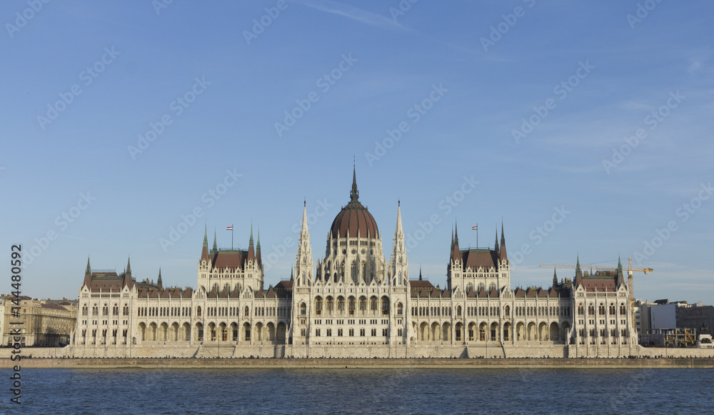 Hungarian Parliament Building in Budapest