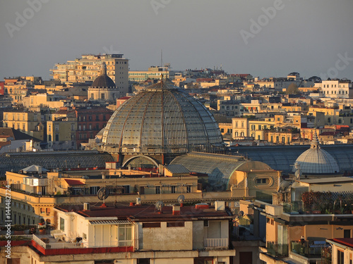 Napoli, Italy. Wonderful landscape on the city and its districts photo