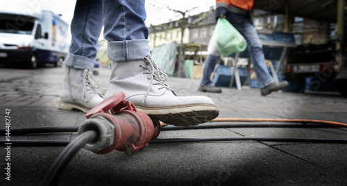 Haftung bei Stolperfallen auf Marktplätzen