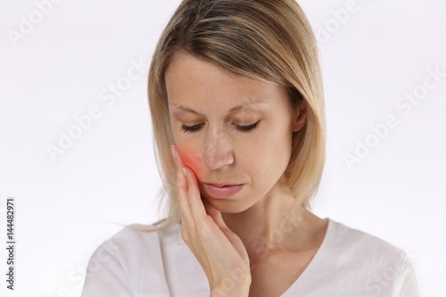 Beautiful Woman Suffering From Toothache. Teeth Pain