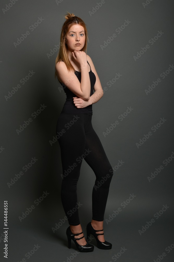 Beautiful woman with clean skin natural make-up Beautiful woman with clean skin natural make-up