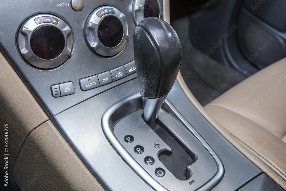 lever of transmission of car