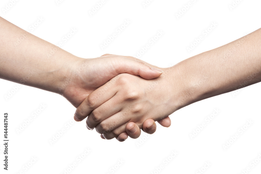 gesture with hand finger, handshake