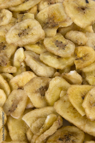 This is a photograph of Sweet Banana Chips