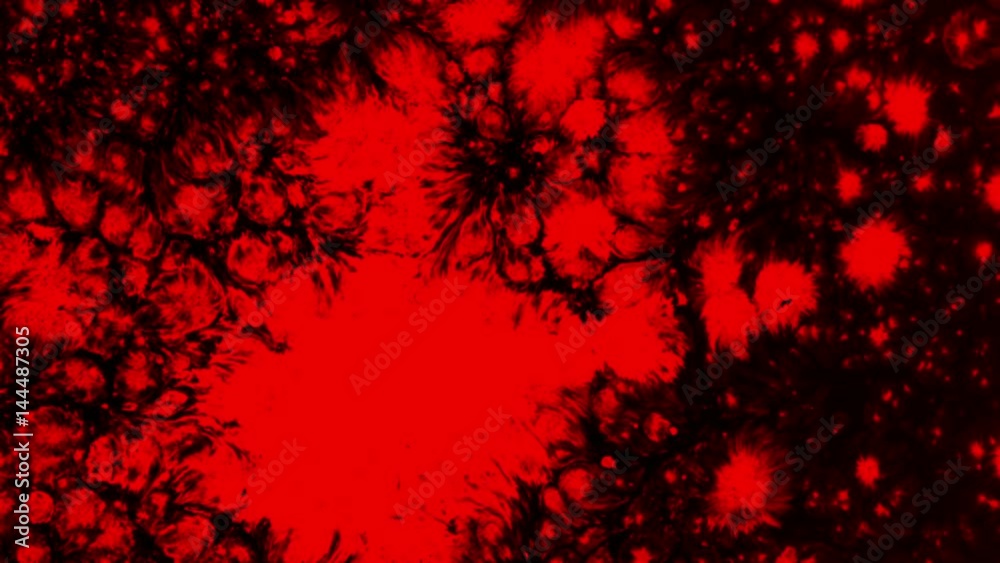 Neon Bloody Jet on Black
