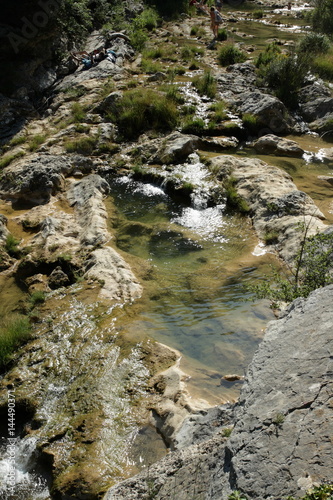 Rivière de l'Agly dans les Gorges de Galamus, Pyrénées orientales, France © arenysam