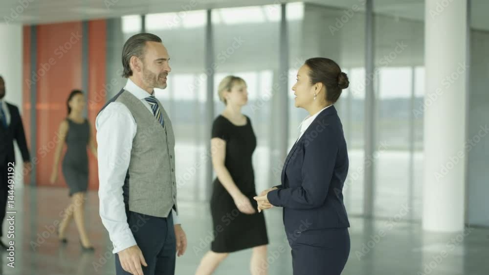 Business people meeting in busy modern office Business people meeting in busy modern office