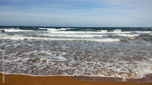 Ramla beach - The red sand beach at Gozo island, Malta