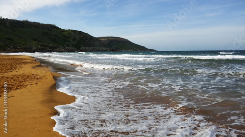 Ramla beach - The red sand beach at Gozo island, Malta