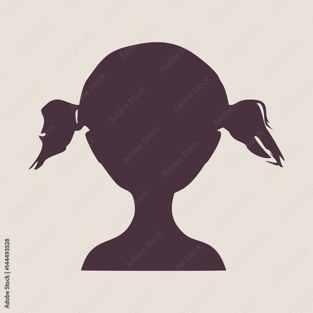 Profile Girl Vector & Photo (Free Trial)