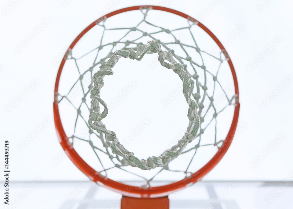Fototapeta premium Under basketball Basket 