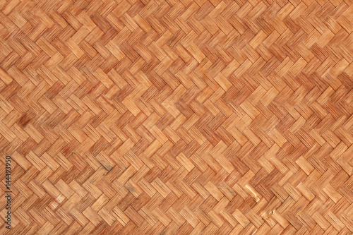Weave bamboo wall texture background