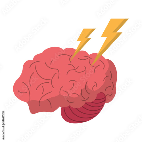 brain storm thinking creativity vector illustration eps 10
