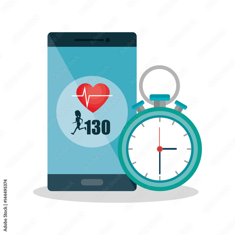 smartphone with cardiology app smartphone with cardiology app