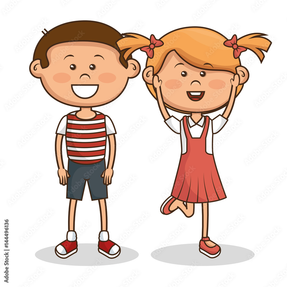 cute little kids character vector illustration design cute little kids character vector illustration design