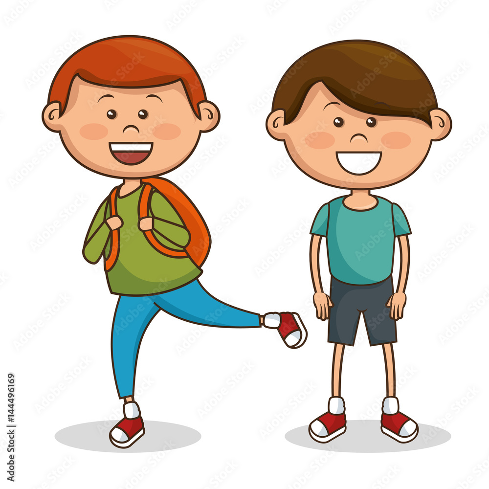 cute little kids character vector illustration design cute little kids character vector illustration design