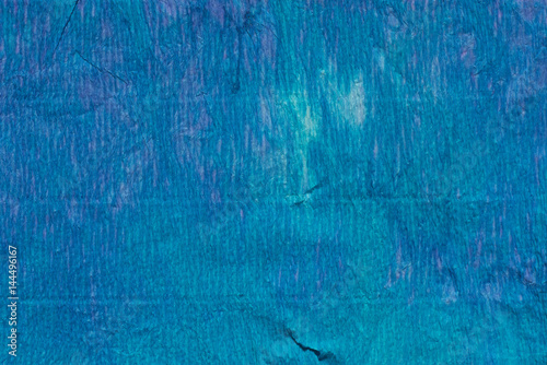 blue crepe paper background