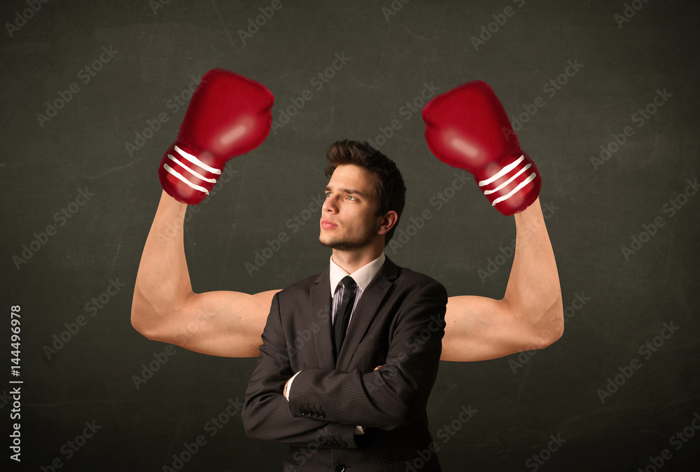 Strong and muscled boxer arms Strong and muscled boxer arms