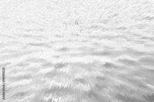 White background with waves and extrusion effect. Water waves with in black and white.