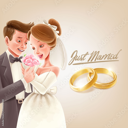 romantic banner for married