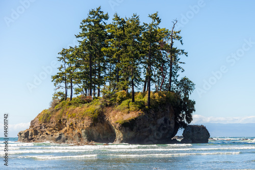 small Island off the coast photo