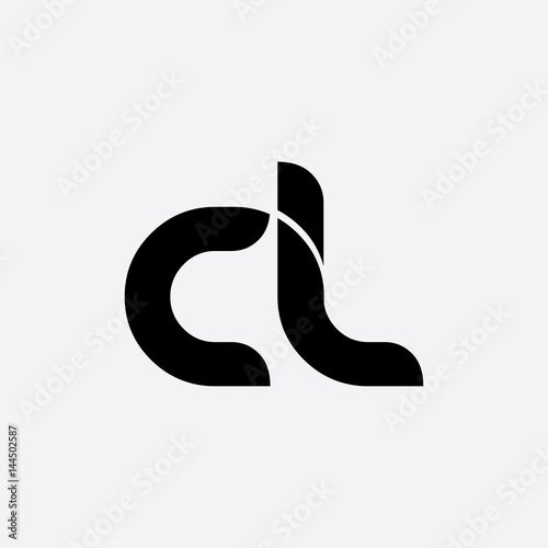 Initial Letter CL Rounded Design Logo