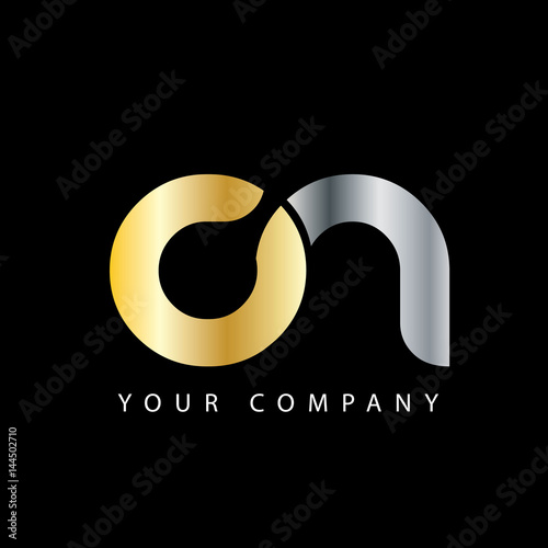 Initial Letter CN Rounded Lowercase Logo