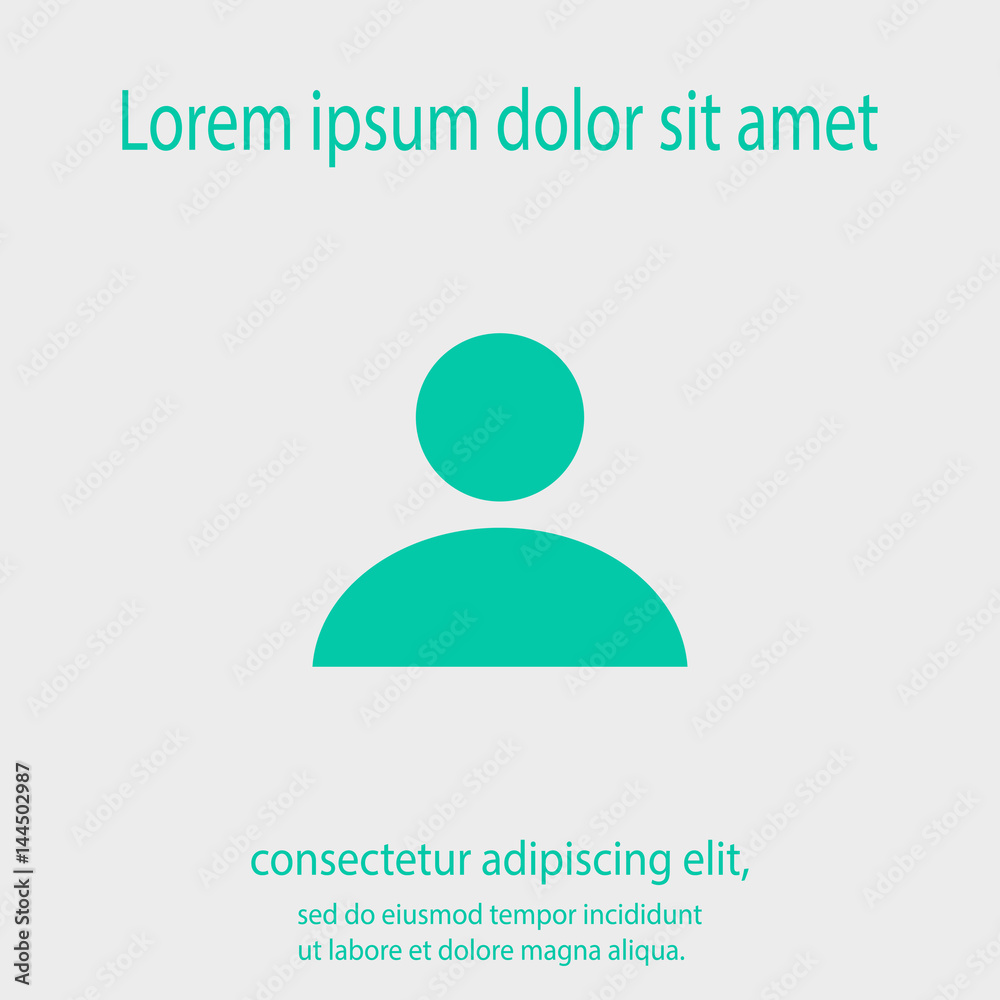 Business man icon, vector illustration. Flat design style Business man icon, vector illustration. Flat design style