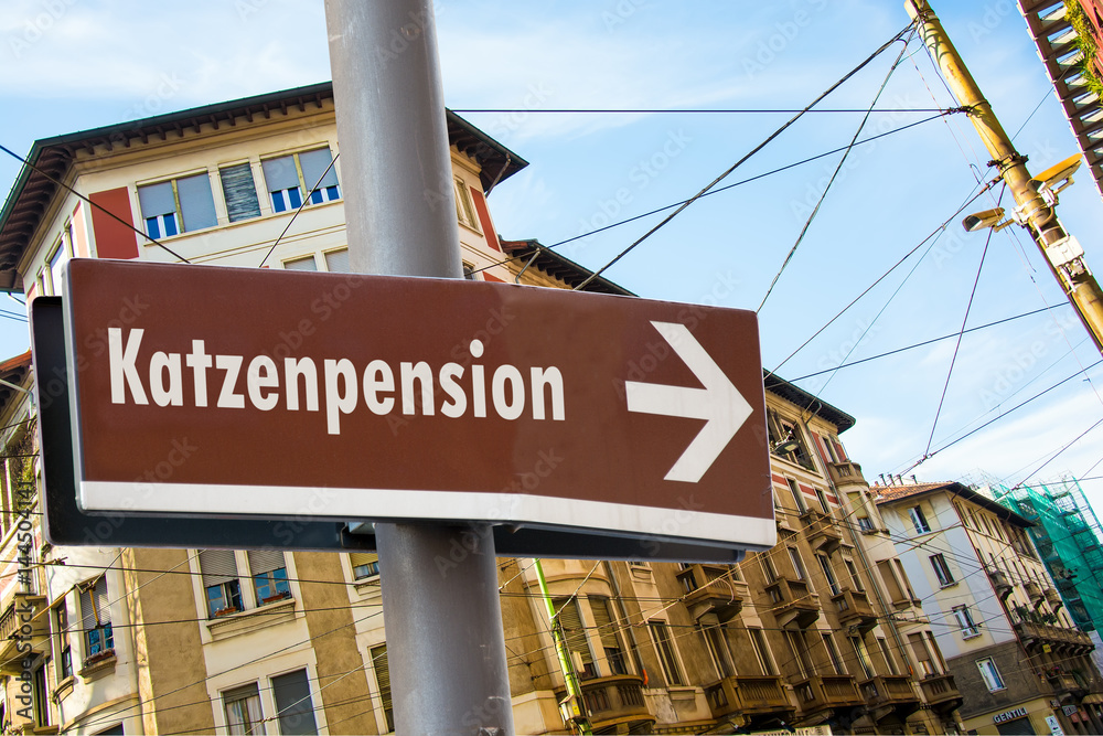 Schild 223 - Katzenpension