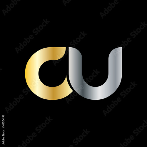 Initial Letter CU Rounded Lowercase Logo