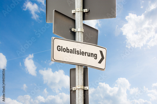 Schild 144 - Globalisierung