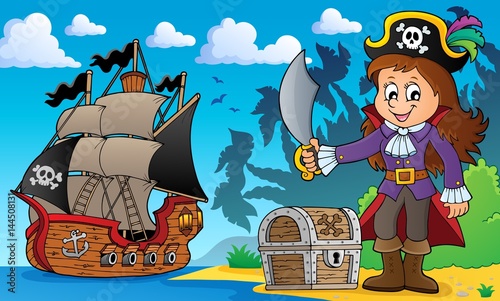 Pirate girl theme image 4