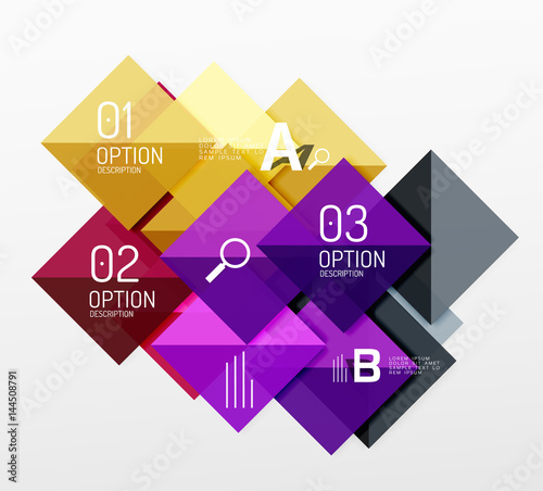 Free Download Repetition of overlapping color squares - GFXLoad