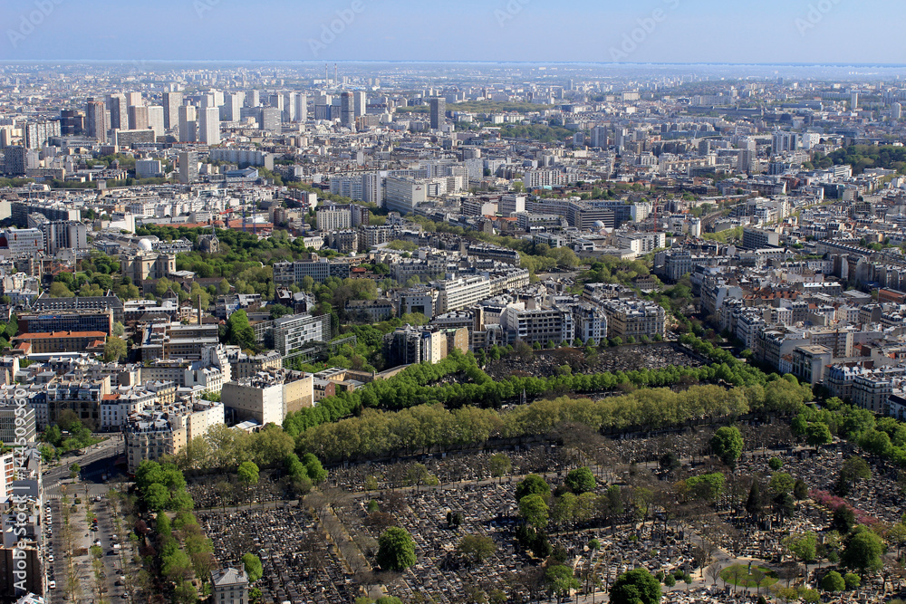 Paris, vu du ciel - Cimetière Montparnasse