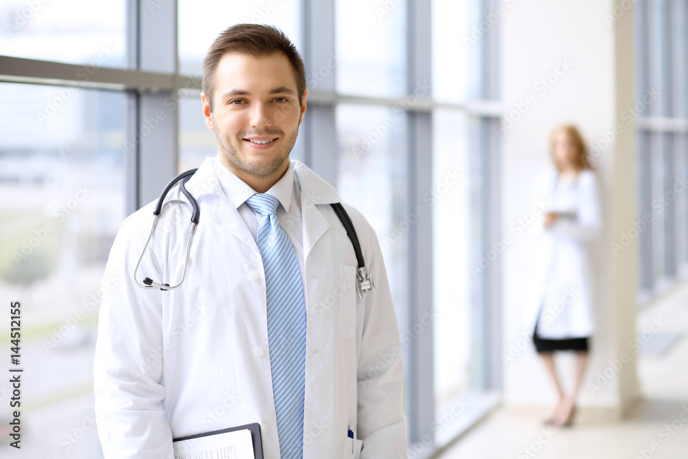 Smiling doctor man Smiling doctor man